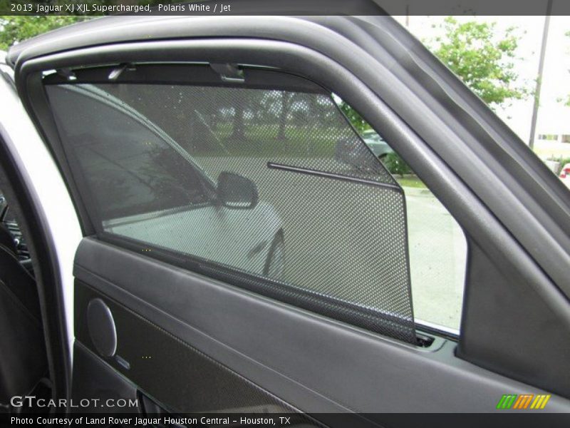 Polaris White / Jet 2013 Jaguar XJ XJL Supercharged