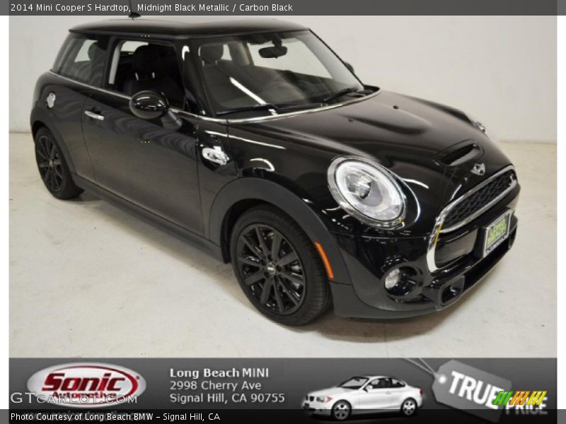 Midnight Black Metallic / Carbon Black 2014 Mini Cooper S Hardtop