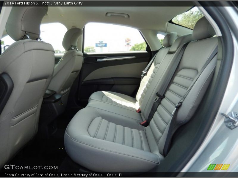 Ingot Silver / Earth Gray 2014 Ford Fusion S
