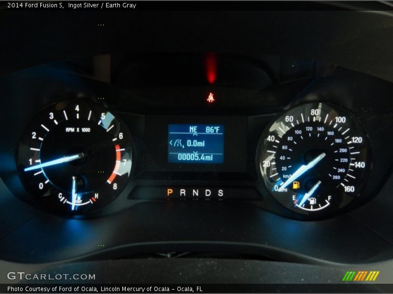 Ingot Silver / Earth Gray 2014 Ford Fusion S