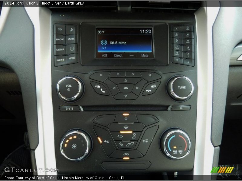 Ingot Silver / Earth Gray 2014 Ford Fusion S