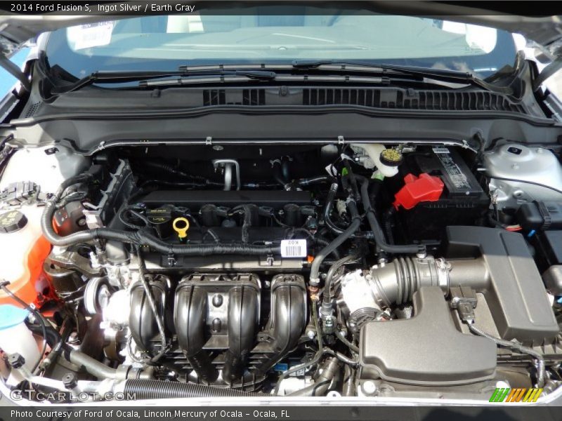 Ingot Silver / Earth Gray 2014 Ford Fusion S