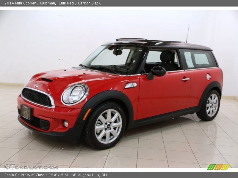 Chili Red / Carbon Black 2014 Mini Cooper S Clubman