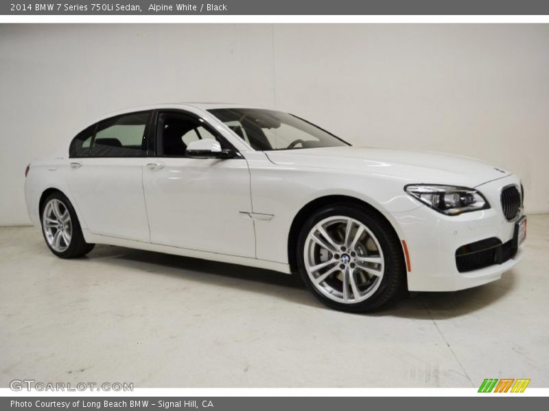 Alpine White / Black 2014 BMW 7 Series 750Li Sedan