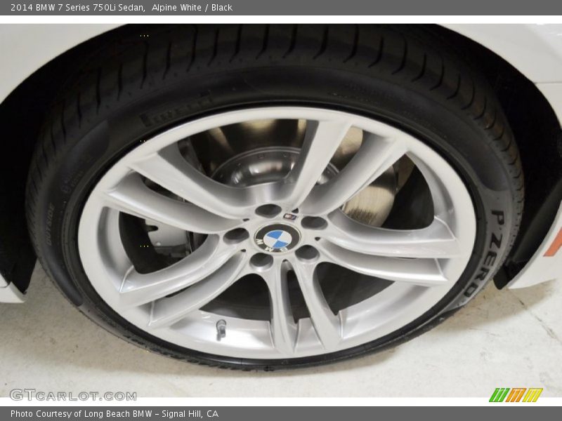 Alpine White / Black 2014 BMW 7 Series 750Li Sedan