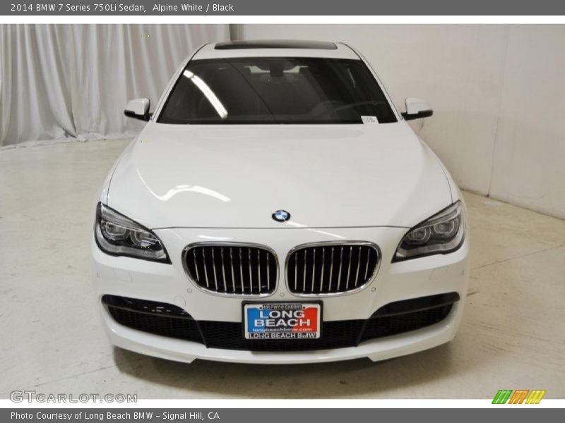 Alpine White / Black 2014 BMW 7 Series 750Li Sedan