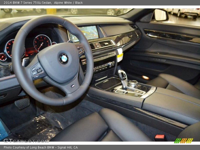 Alpine White / Black 2014 BMW 7 Series 750Li Sedan