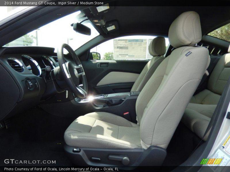 Ingot Silver / Medium Stone 2014 Ford Mustang GT Coupe
