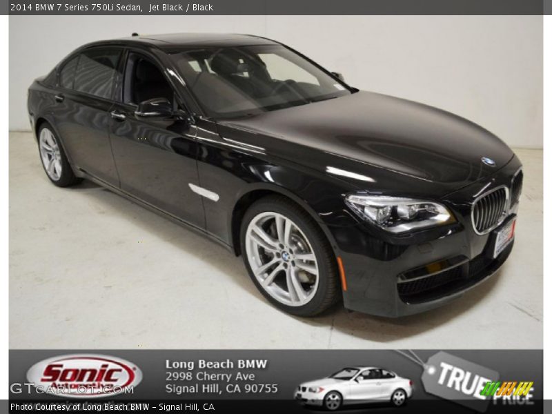 Jet Black / Black 2014 BMW 7 Series 750Li Sedan