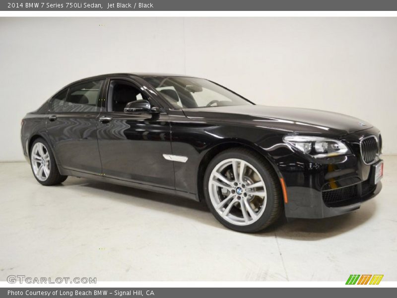 Jet Black / Black 2014 BMW 7 Series 750Li Sedan