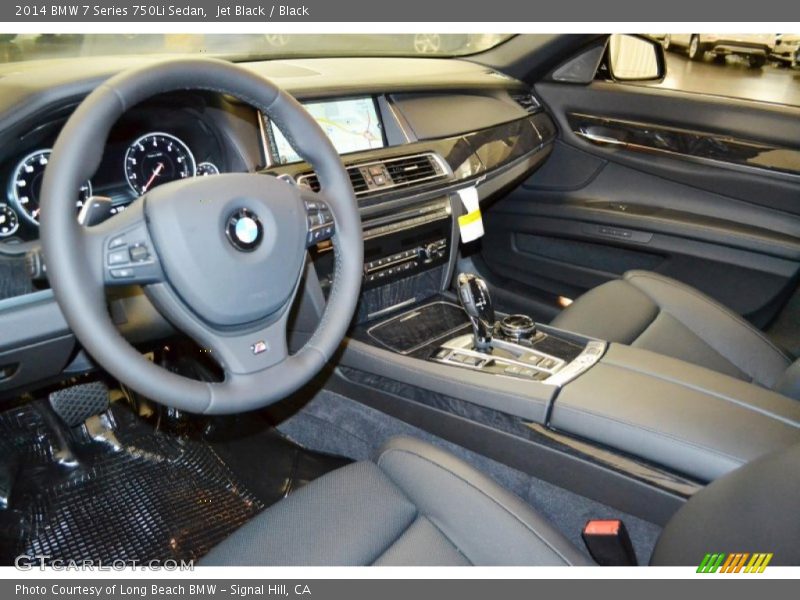 Jet Black / Black 2014 BMW 7 Series 750Li Sedan