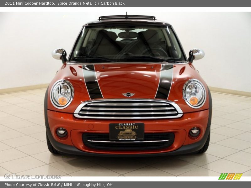 Spice Orange Metallic / Carbon Black 2011 Mini Cooper Hardtop
