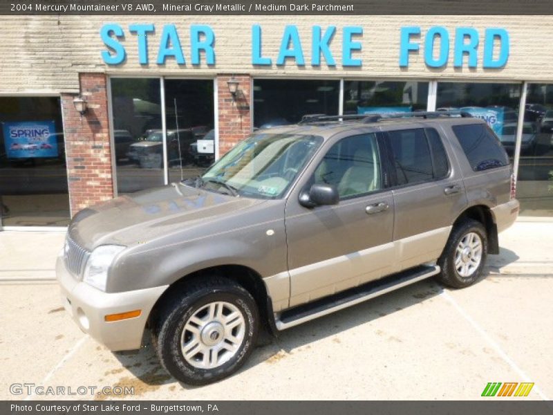 Mineral Gray Metallic / Medium Dark Parchment 2004 Mercury Mountaineer V8 AWD