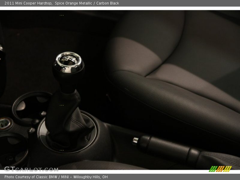 Spice Orange Metallic / Carbon Black 2011 Mini Cooper Hardtop