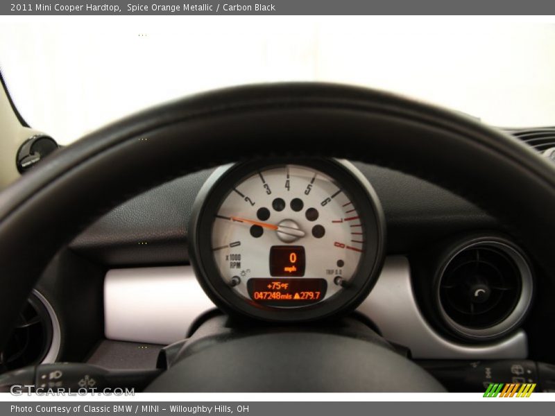 Spice Orange Metallic / Carbon Black 2011 Mini Cooper Hardtop