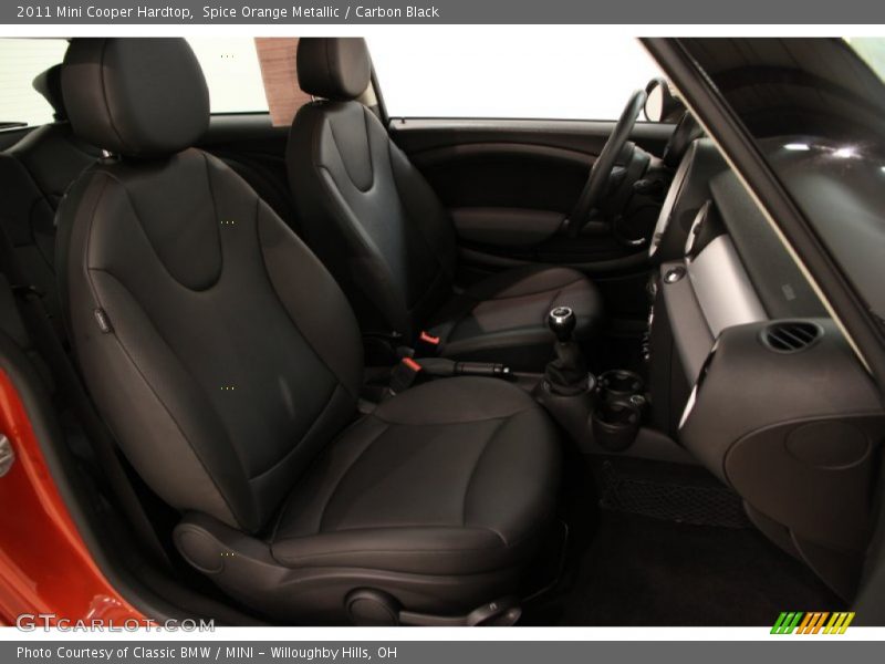 Spice Orange Metallic / Carbon Black 2011 Mini Cooper Hardtop