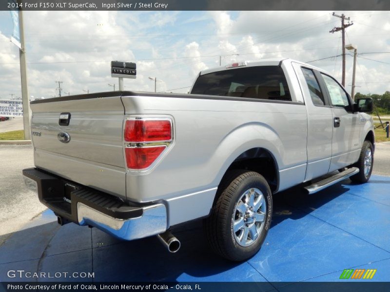 Ingot Silver / Steel Grey 2014 Ford F150 XLT SuperCab