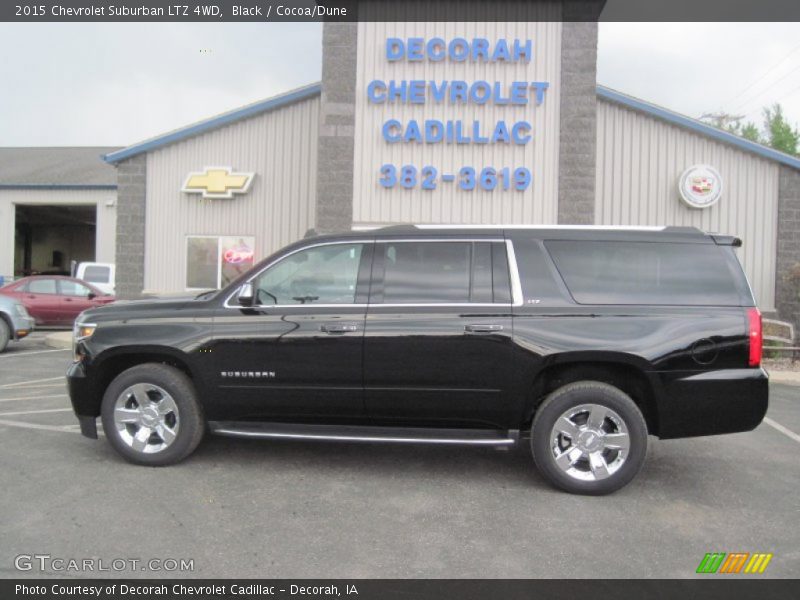 Black / Cocoa/Dune 2015 Chevrolet Suburban LTZ 4WD