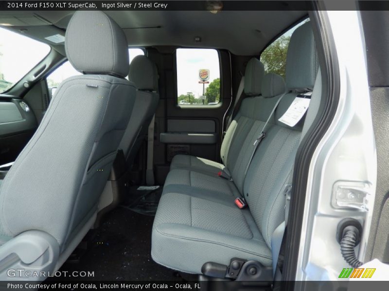 Ingot Silver / Steel Grey 2014 Ford F150 XLT SuperCab