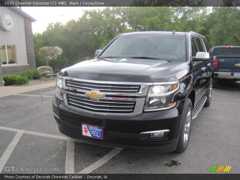 Black / Cocoa/Dune 2015 Chevrolet Suburban LTZ 4WD