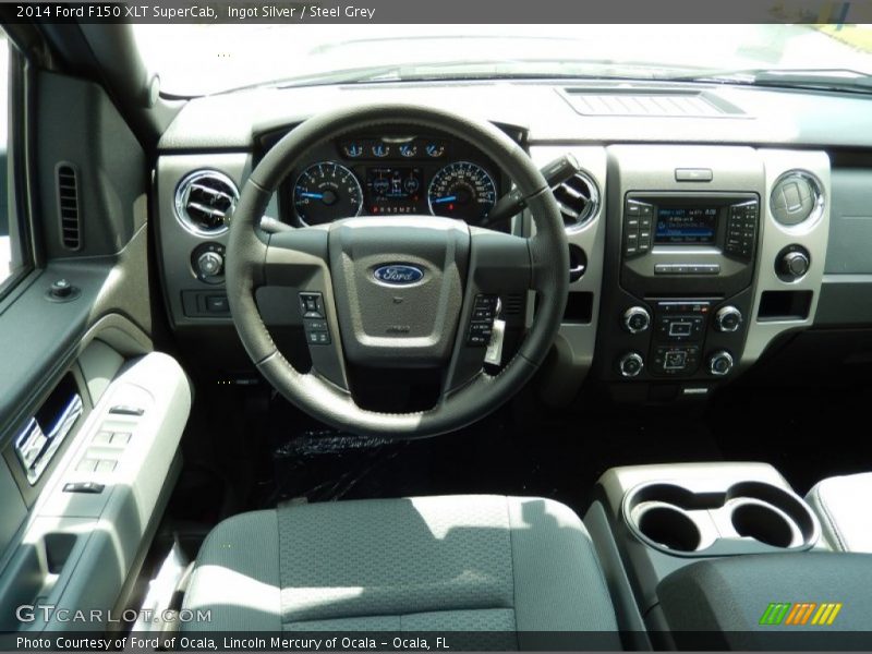 Ingot Silver / Steel Grey 2014 Ford F150 XLT SuperCab