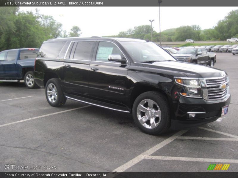 Black / Cocoa/Dune 2015 Chevrolet Suburban LTZ 4WD