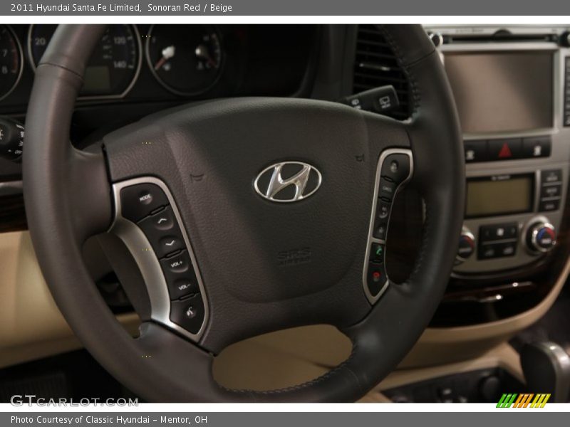  2011 Santa Fe Limited Steering Wheel
