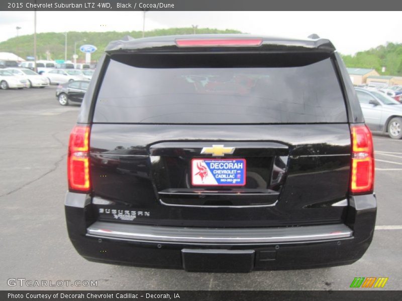 Black / Cocoa/Dune 2015 Chevrolet Suburban LTZ 4WD