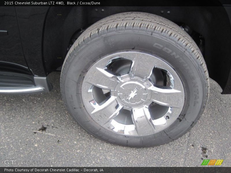 Black / Cocoa/Dune 2015 Chevrolet Suburban LTZ 4WD