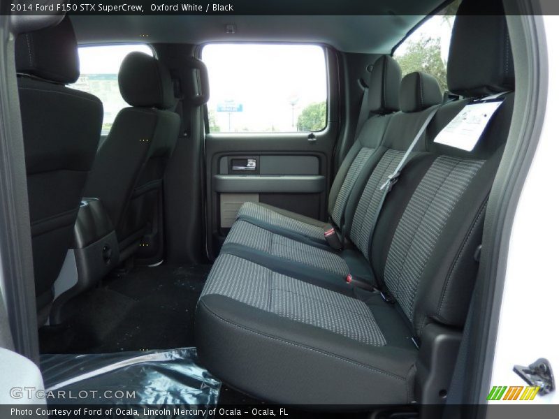 Rear Seat of 2014 F150 STX SuperCrew