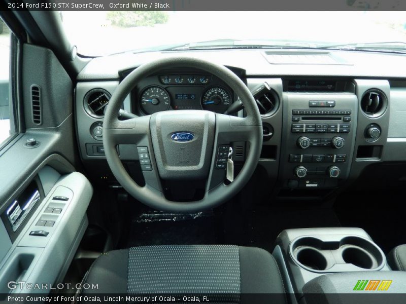 Oxford White / Black 2014 Ford F150 STX SuperCrew