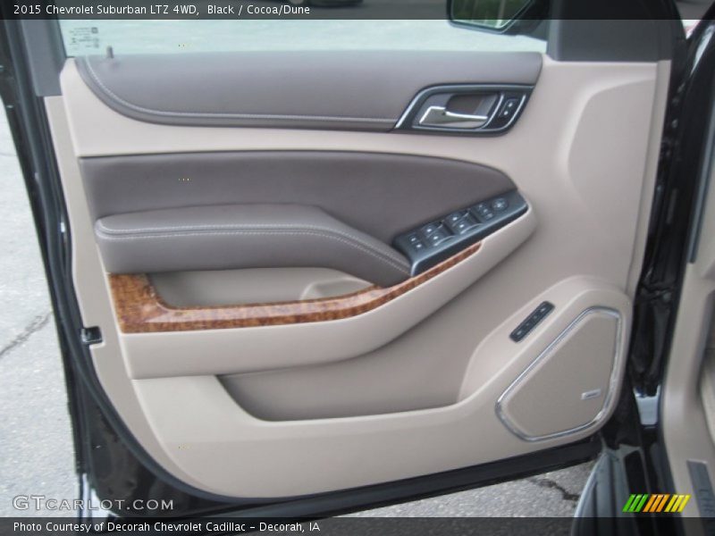 Black / Cocoa/Dune 2015 Chevrolet Suburban LTZ 4WD