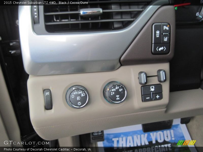 Black / Cocoa/Dune 2015 Chevrolet Suburban LTZ 4WD