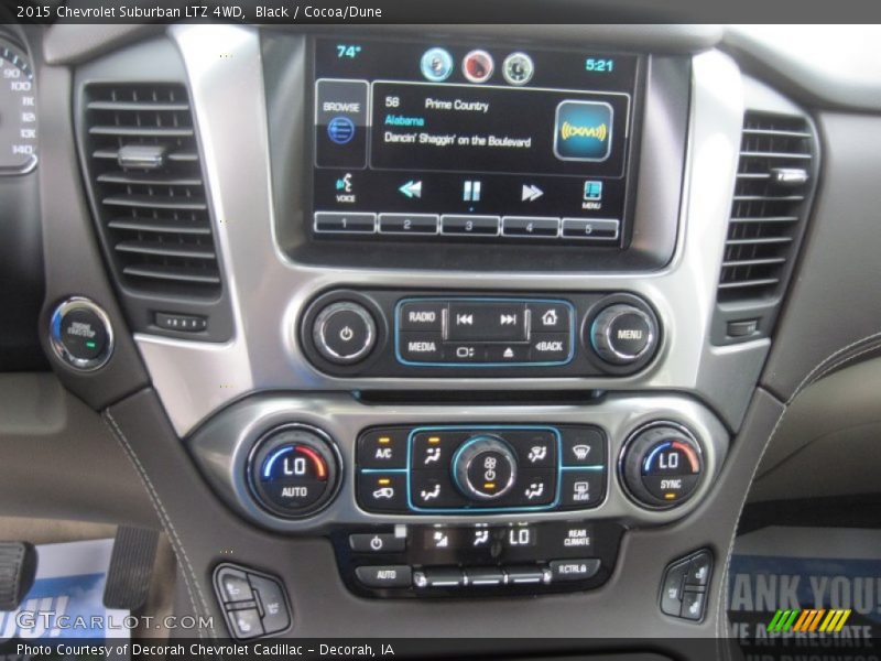 Black / Cocoa/Dune 2015 Chevrolet Suburban LTZ 4WD