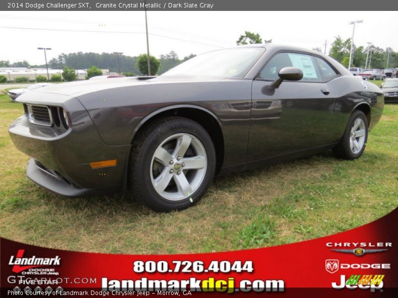 Granite Crystal Metallic / Dark Slate Gray 2014 Dodge Challenger SXT