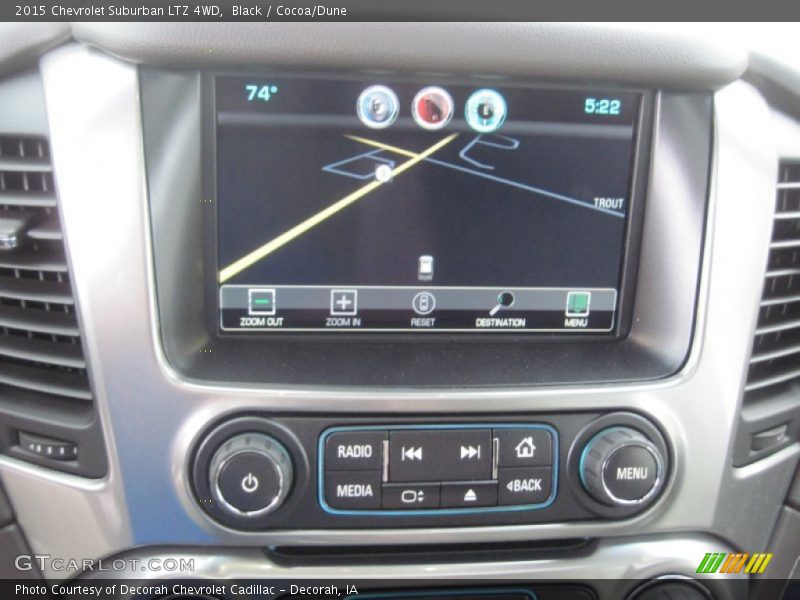 Black / Cocoa/Dune 2015 Chevrolet Suburban LTZ 4WD