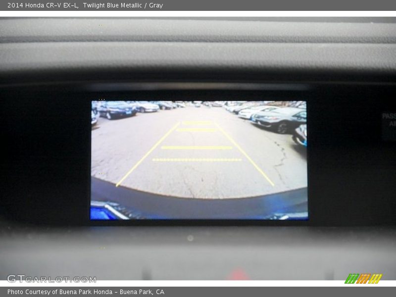 Twilight Blue Metallic / Gray 2014 Honda CR-V EX-L