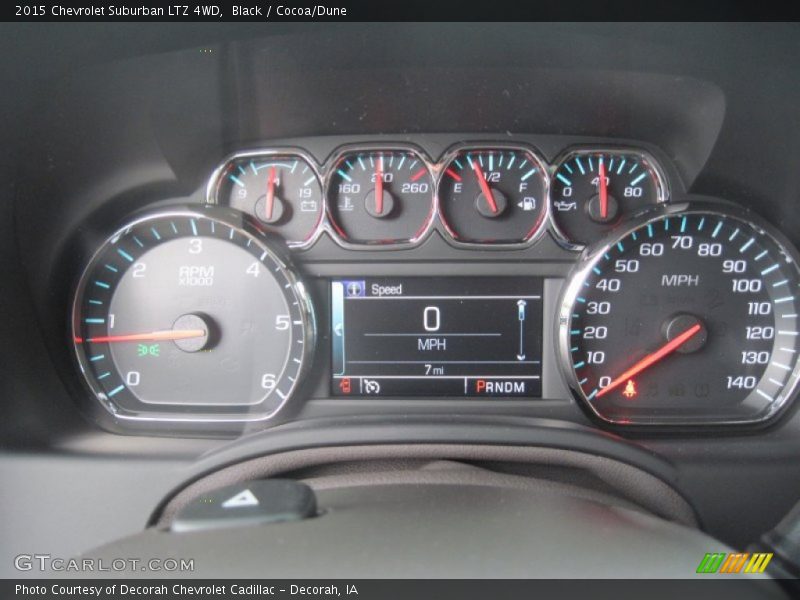Black / Cocoa/Dune 2015 Chevrolet Suburban LTZ 4WD