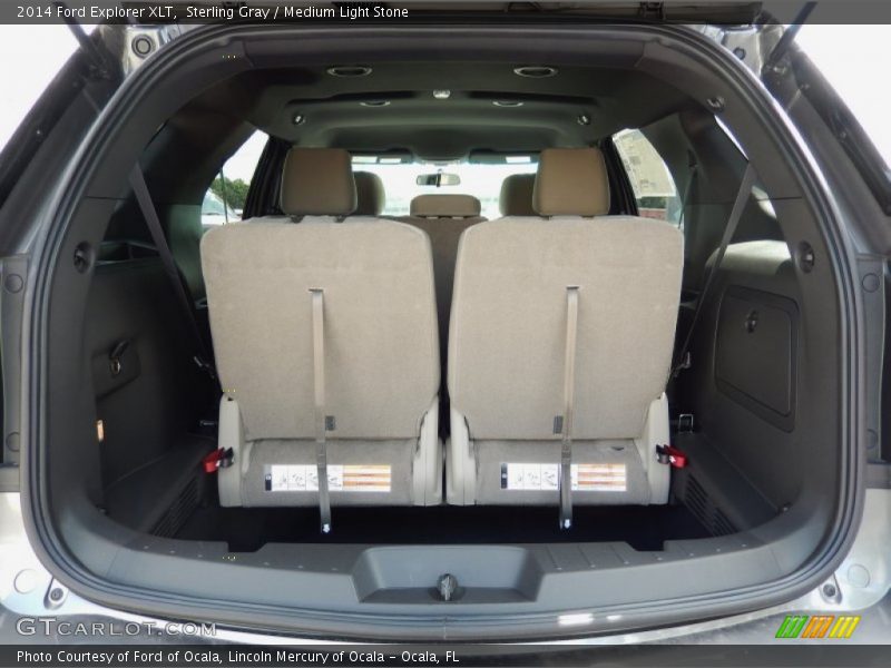 Sterling Gray / Medium Light Stone 2014 Ford Explorer XLT