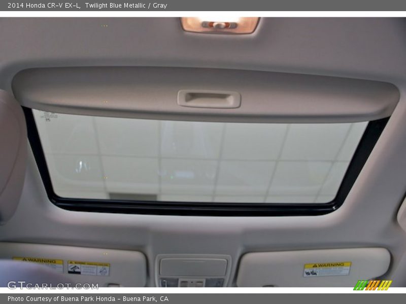 Twilight Blue Metallic / Gray 2014 Honda CR-V EX-L