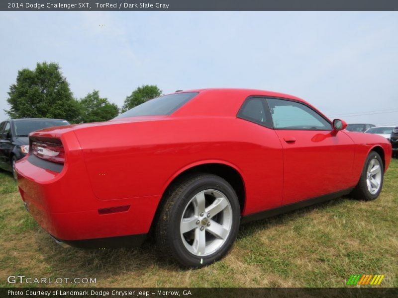 TorRed / Dark Slate Gray 2014 Dodge Challenger SXT
