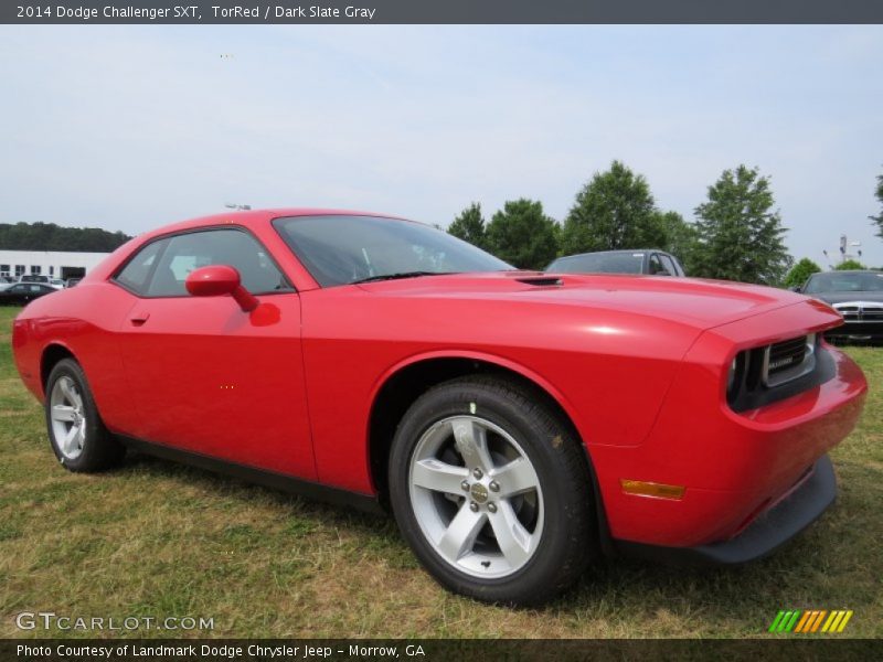 TorRed / Dark Slate Gray 2014 Dodge Challenger SXT