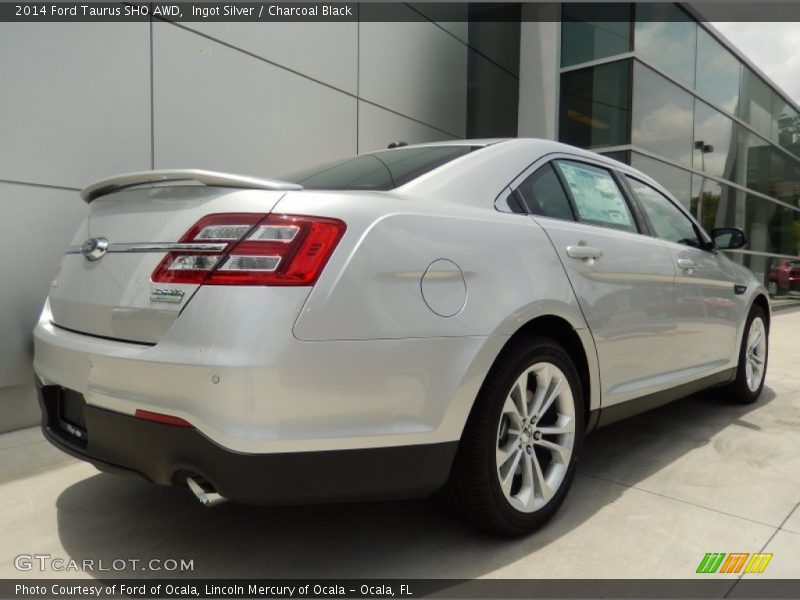 Ingot Silver / Charcoal Black 2014 Ford Taurus SHO AWD