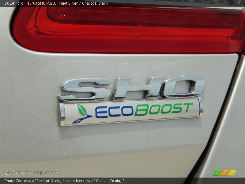 Ingot Silver / Charcoal Black 2014 Ford Taurus SHO AWD