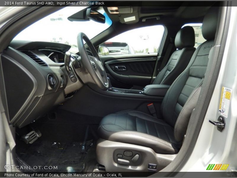 Ingot Silver / Charcoal Black 2014 Ford Taurus SHO AWD