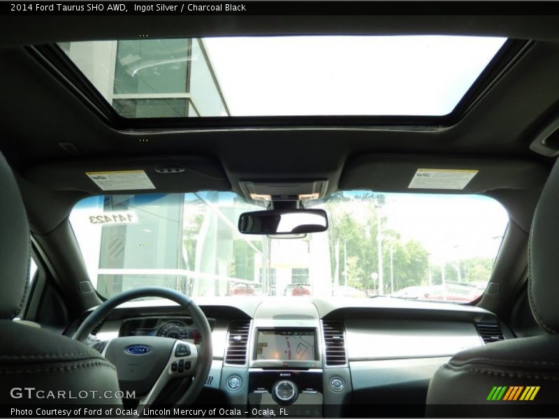 Ingot Silver / Charcoal Black 2014 Ford Taurus SHO AWD