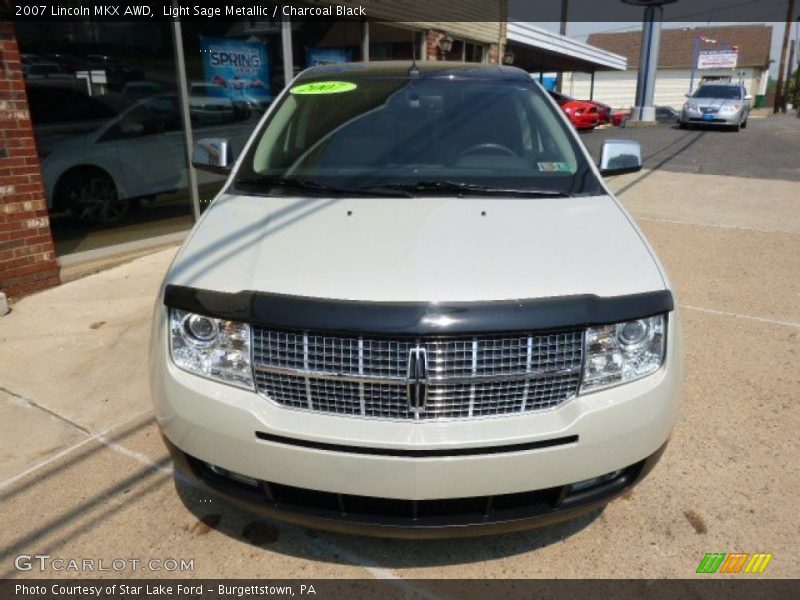 Light Sage Metallic / Charcoal Black 2007 Lincoln MKX AWD