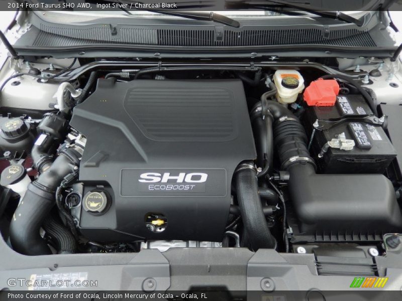 Ingot Silver / Charcoal Black 2014 Ford Taurus SHO AWD