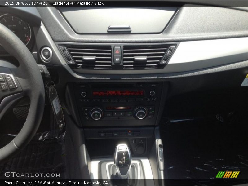 Glacier Silver Metallic / Black 2015 BMW X1 sDrive28i
