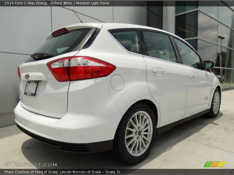 Oxford White / Medium Light Stone 2014 Ford C-Max Energi
